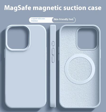 Magnetic Liquid Silicone MagSafe Case for iPhone
