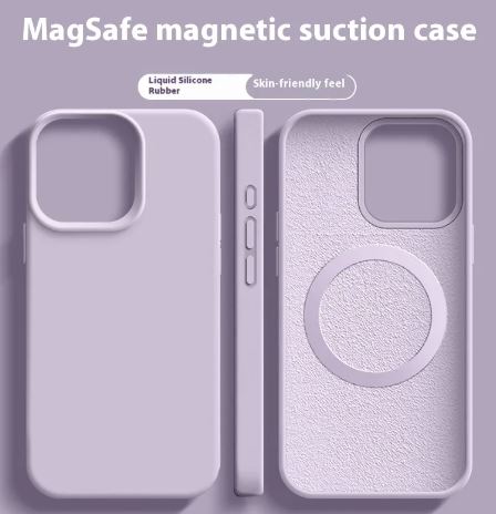 Magnetic Liquid Silicone MagSafe Case for iPhone