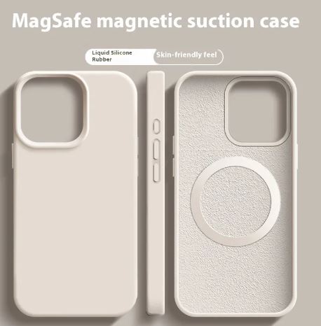 Magnetic Liquid Silicone MagSafe Case for iPhone