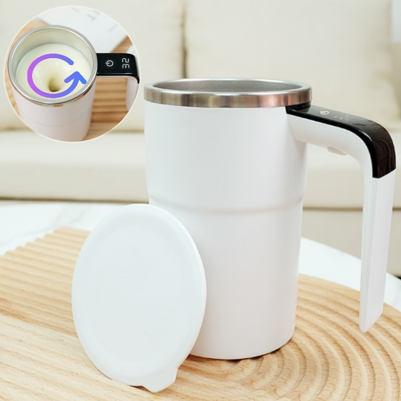 Taza de Café Auto Revolvedora: Recargable por USB